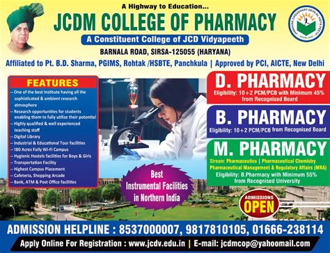 Global Education , College of D.pharmacy, B.pharmacy , Nursing, B.ed,CCCH,DMLT,ANM,GNM,DRT,BSTC